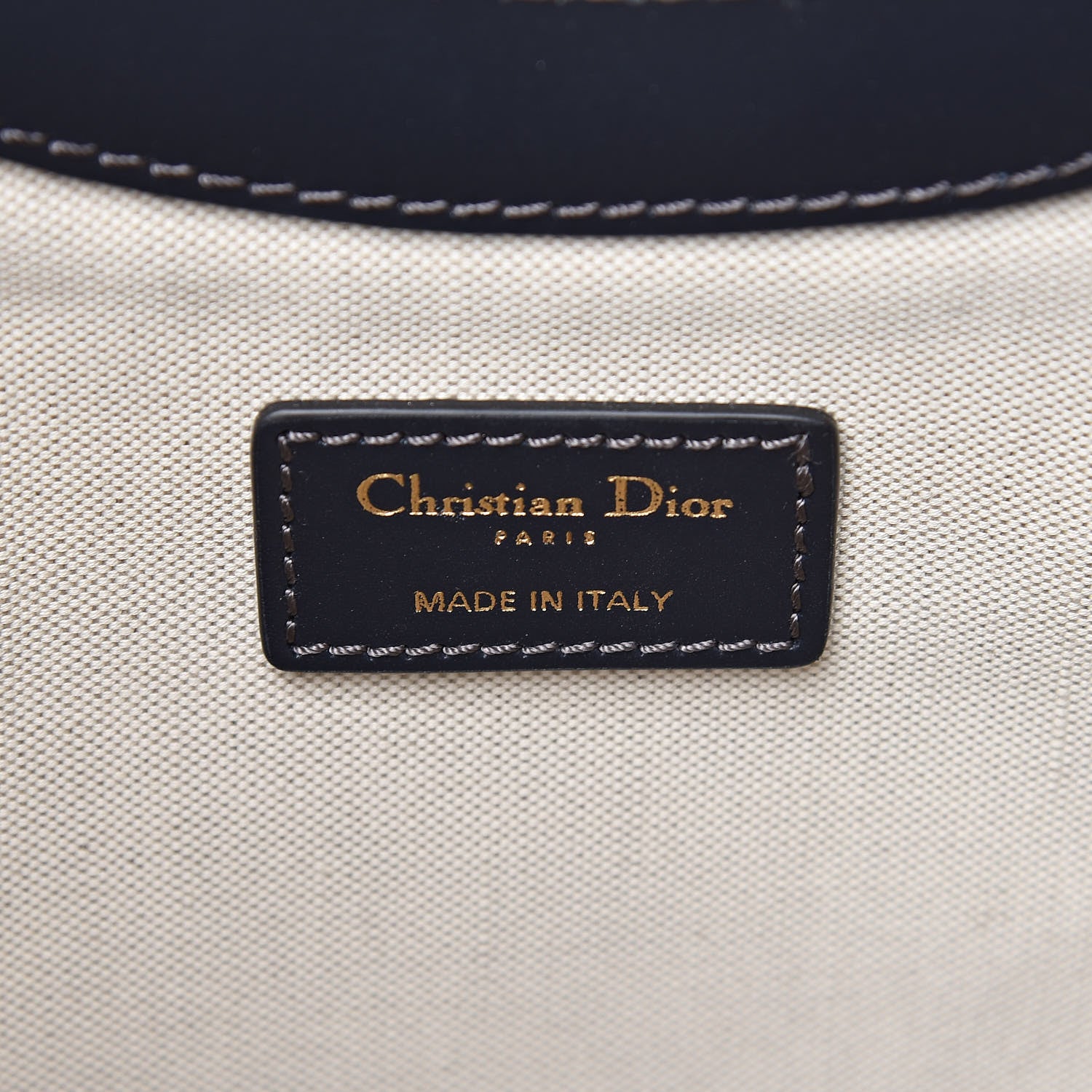 Christian Dior Oblique Fold Over Clutch Blue 7 of 9