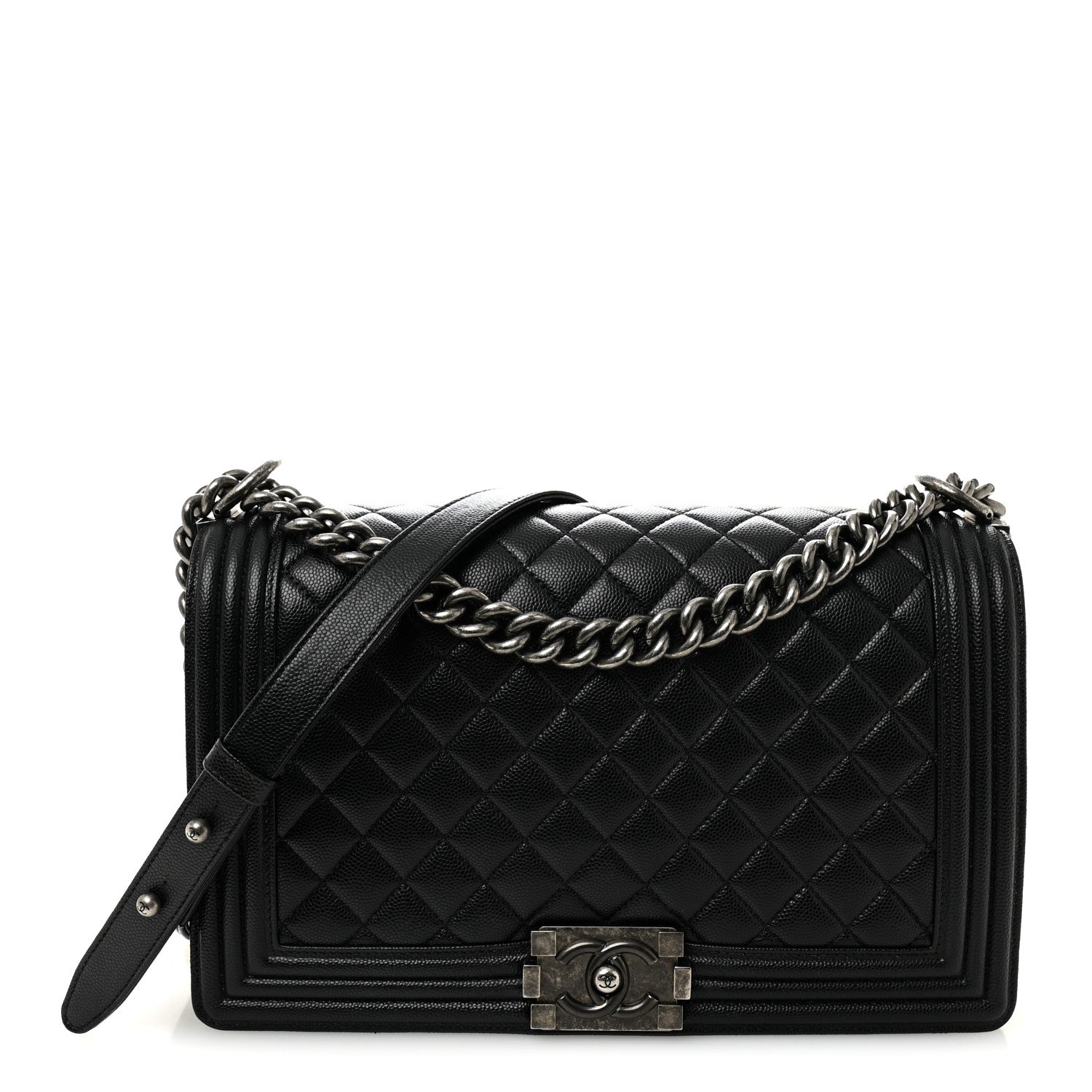 Chanel Caviar Quilted New Medium Boy Flap Black 1 of 10