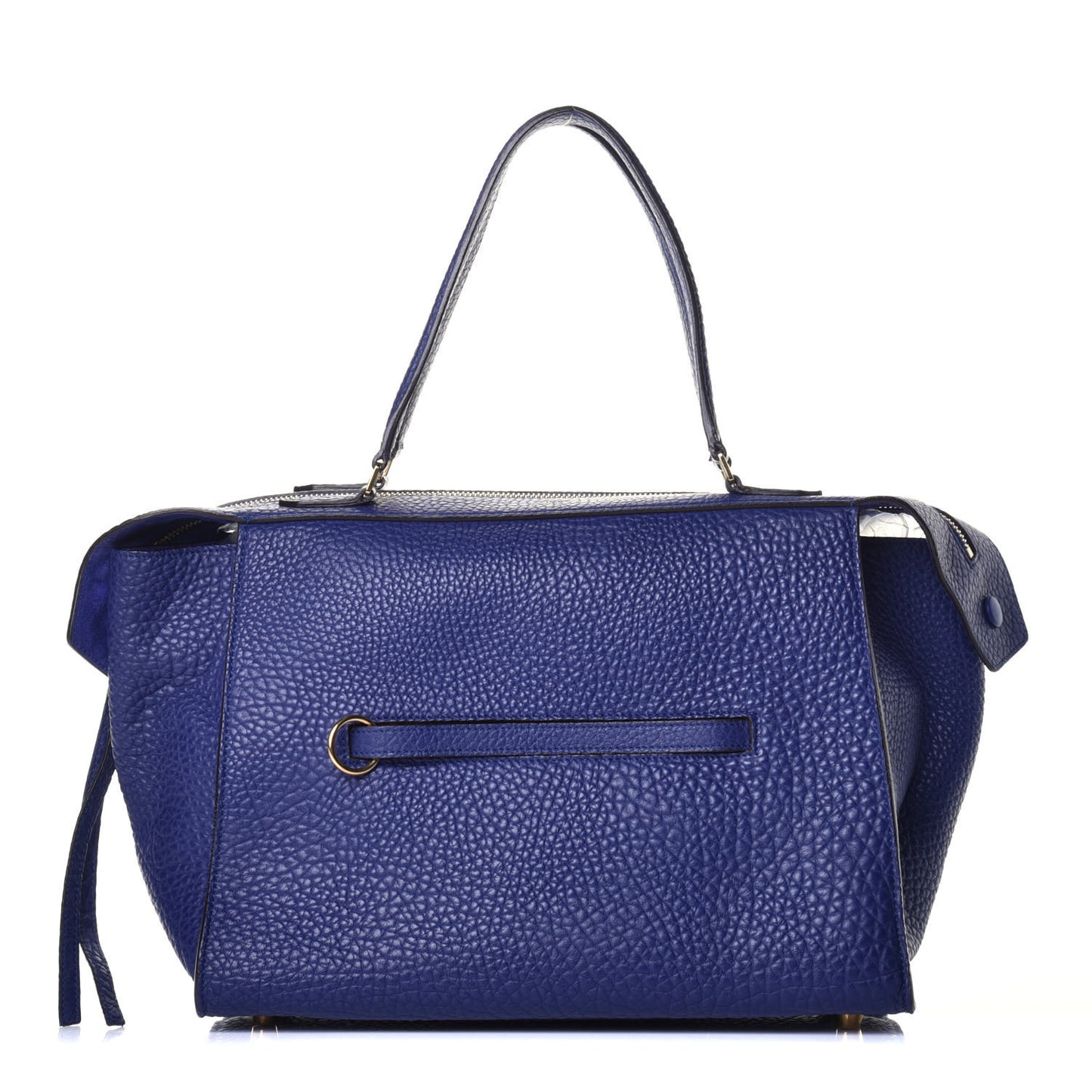 Bullhide Calfskin Small Ring Bag Indigo