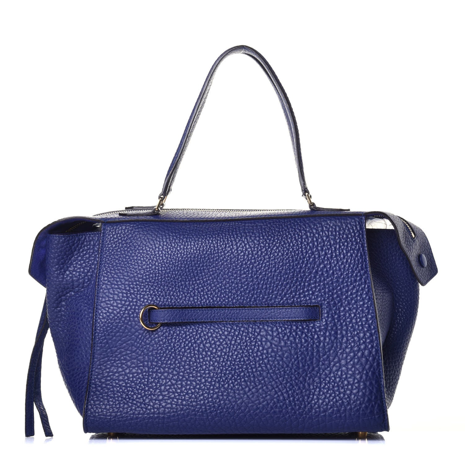 Celine Bullhide Calfskin Small Ring Bag Indigo 1 of 8