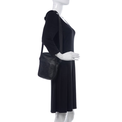 Louis Vuitton Calfskin Monogram Shadow Danube PM Black 2 of 10