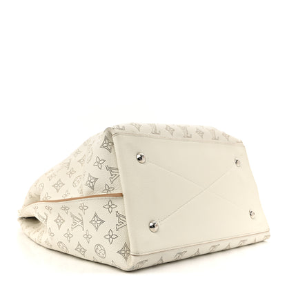Louis Vuitton Mahina Carmel Hobo Snow 4 of 12