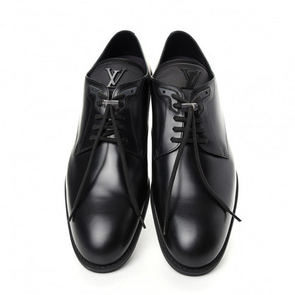 Louis Vuitton Calfskin Mens Formal Derby Shoes 10 Black 5 of 10