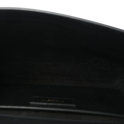 Saint Laurent Smooth Calfskin Medium Classic Monogram Kate Tassel Satchel Black 5 of 9