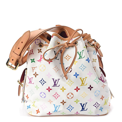 Louis Vuitton Monogram Multicolor Petit Noe White 1 of 10