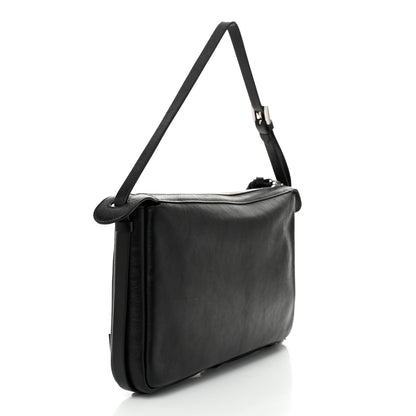Fendi Vitello Medium Simply Fendi Shoulder Bag Black 3 of 10