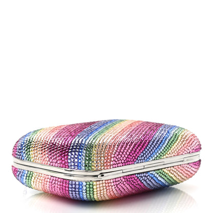 Judith Leiber Swarovski Crystal Minaudiere Clutch Multicolor 3 of 5