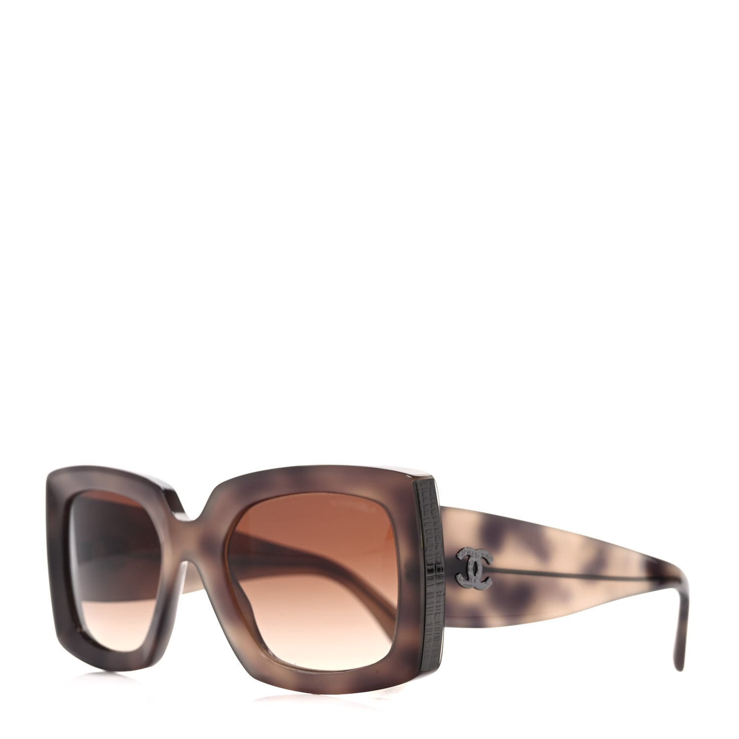 Acetate Rectangle Sunglasses 5435-A Tortoise