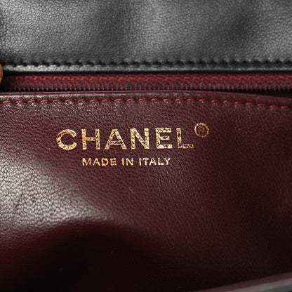 Chanel Lambskin Quilted Jumbo Single Flap Black 7 of 8