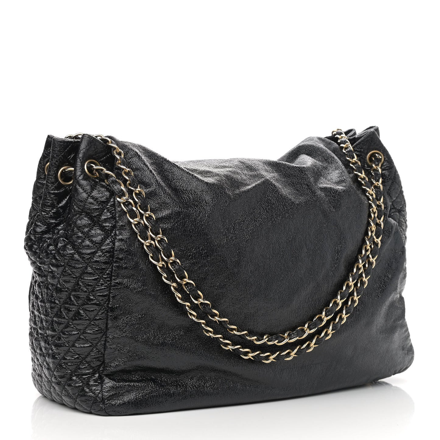 Vinyl XXL Rock and Chain Flap Black