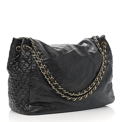 Chanel Vinyl XXL Rock and Chain Flap Black 3 of 10