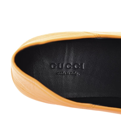 Gucci Lambskin Womens Brixton Horsebit Loafers 38.5 Crystal Copper 7 of 10