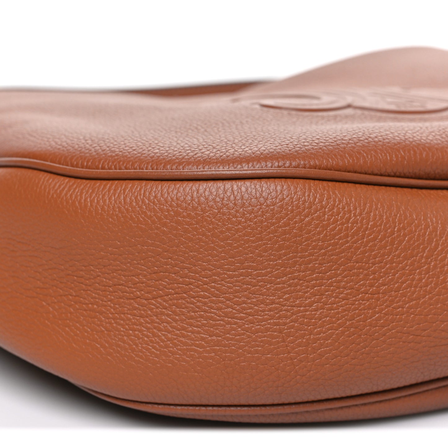 Supple Calfskin Medium Triomphe Heloise Shoulder Bag Tan