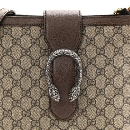 Gucci GG Supreme Monogram Medium Dionysus Bucket Bag Beige New Acero 8 of 10