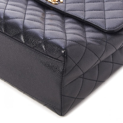 Chanel Caviar Quilted Jumbo Kelly Flap Black 5 of 10