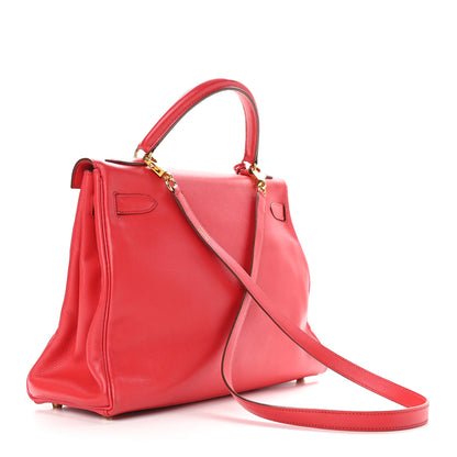 Hermes Gulliver Kelly Retourne 32 Rouge Vif 2 of 11