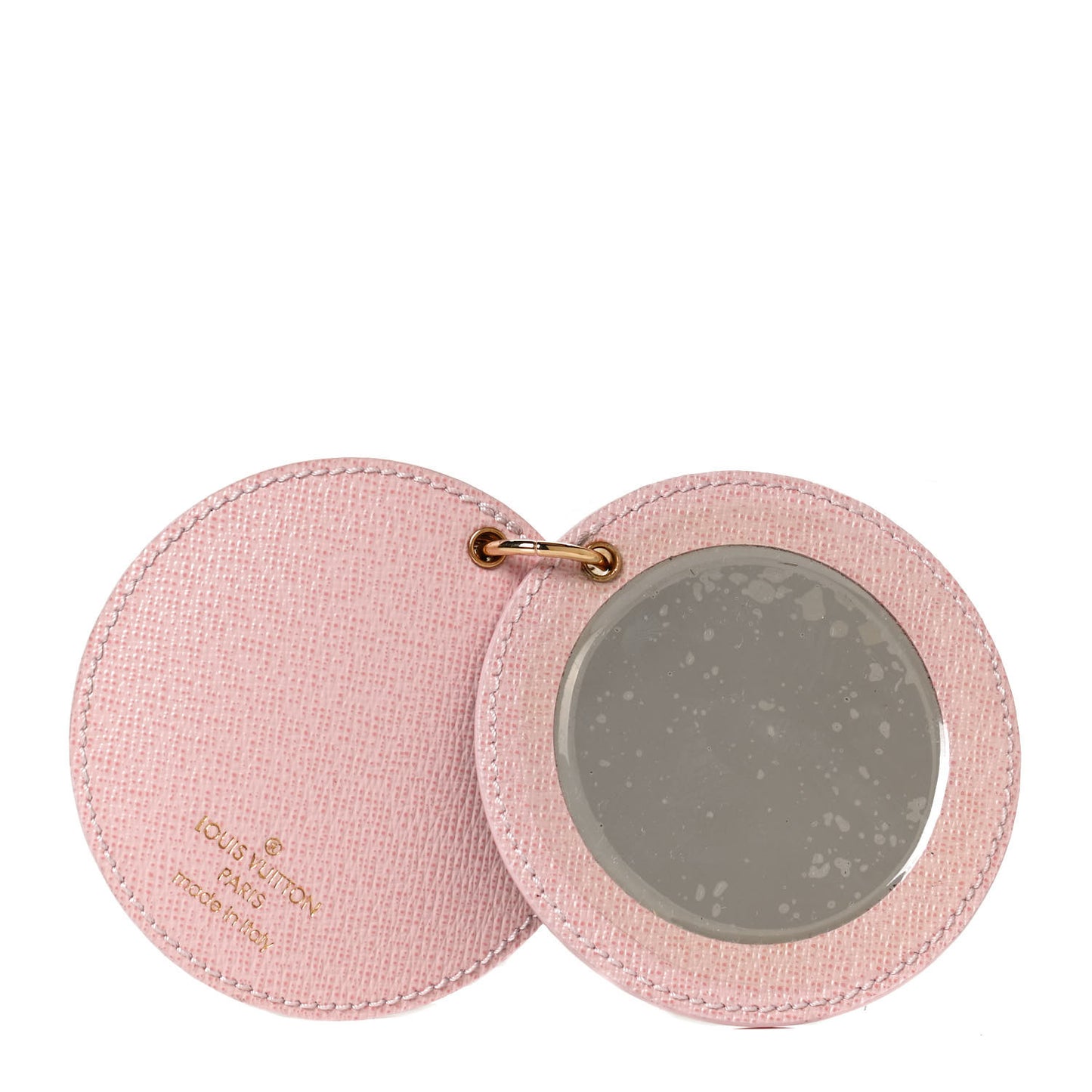 Monogram LV Mirror Bag Charm Key Holder Rose Ballerine
