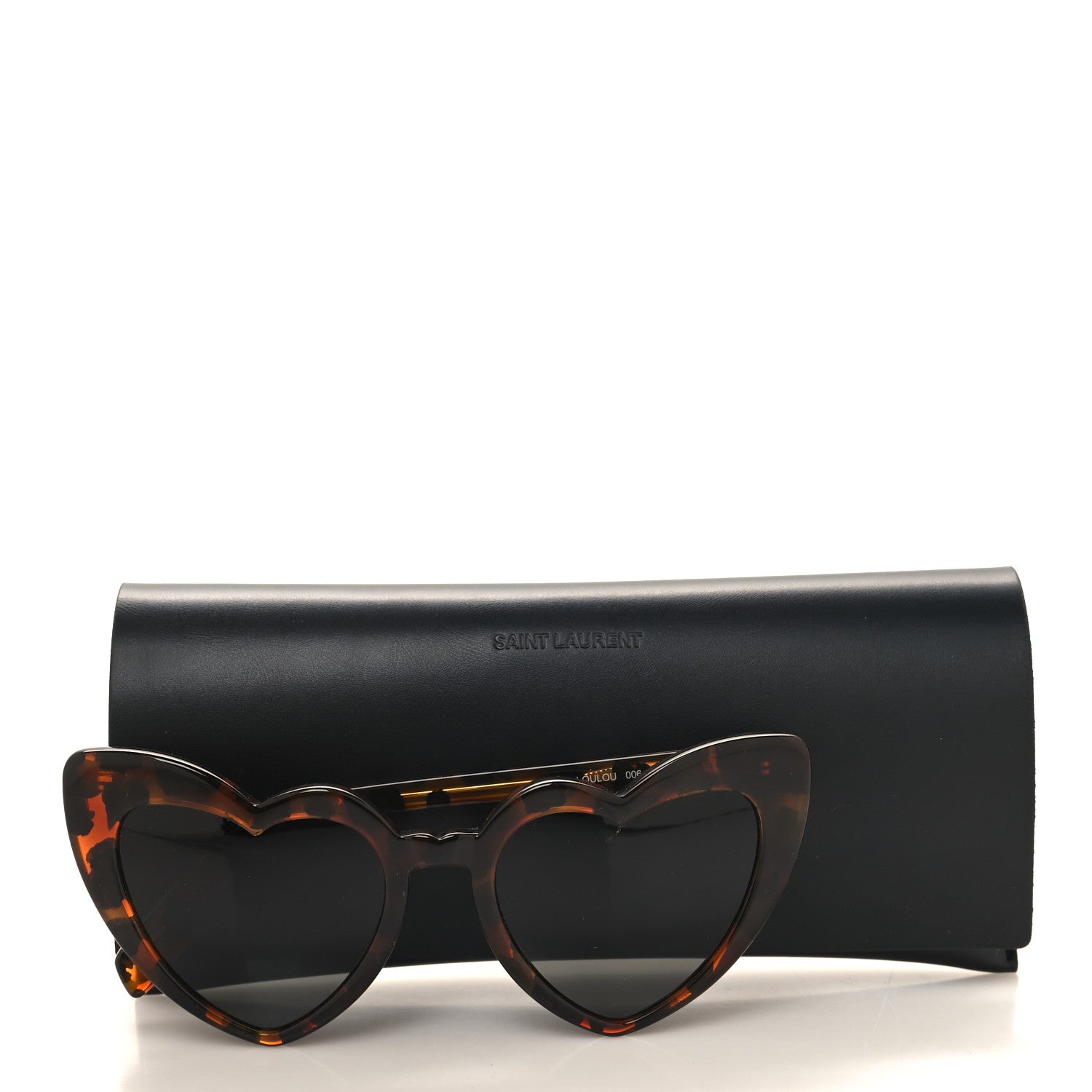 Saint Laurent Acetate Heart Frame Loulou SL181 Sunglasses Tortoise 8 of 8