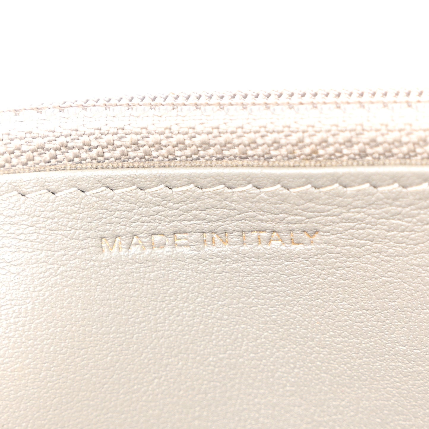 Caviar Quilted Boy Wallet On Chain WOC Grey