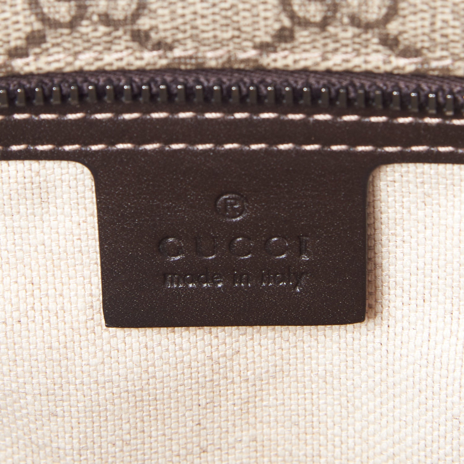 Gucci GG Supreme Monogram Small Joy Tote Dark Brown 8 of 9