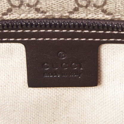 Gucci GG Supreme Monogram Small Joy Tote Dark Brown 8 of 9