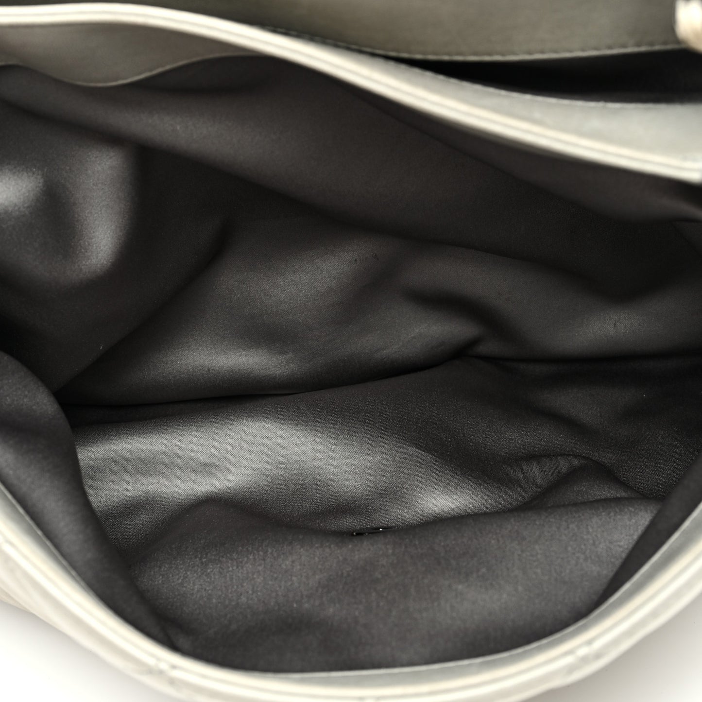 Lambskin Maxi Quilted Chanel 3 Flap Bag Grey