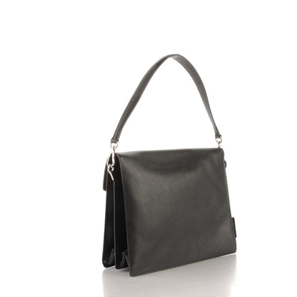 Prada Saffiano Lux Sound Shoulder Bag Black 3 of 8