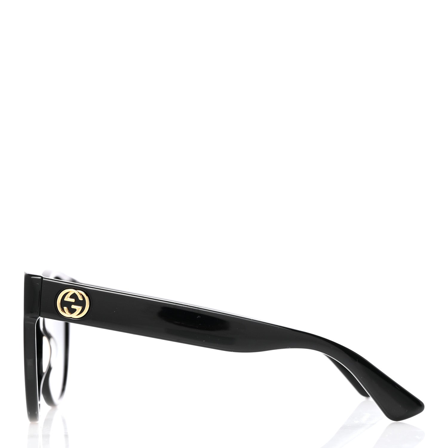 Gucci Acetate Round Sunglasses GG 0035S Black 3 of 7