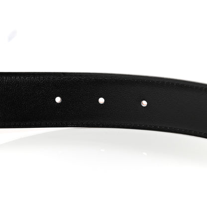 Hermes Swift Togo 32mm Quizz H Belt 105 Black Orange 3 of 6