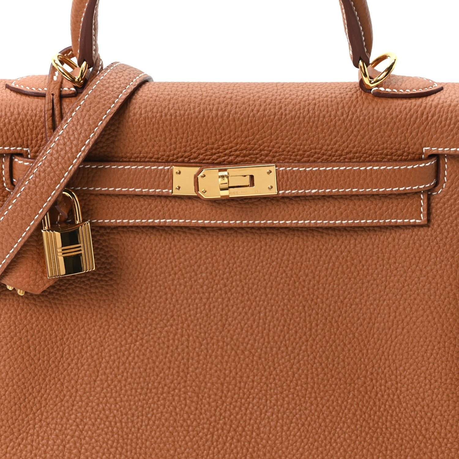 Hermes Togo Kelly Retourne 25 Gold 7 of 10