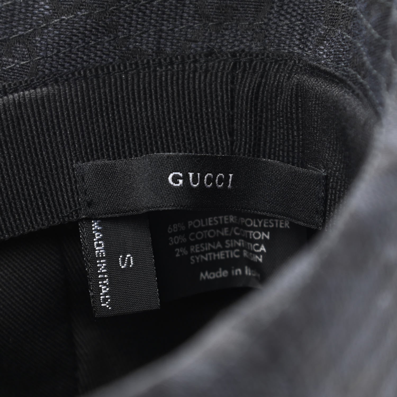 Gucci GG Monogram Bucket Hat S Black 8 of 9