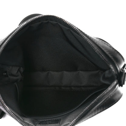 Louis Vuitton Calfskin Monogram Shadow Duo Messenger Black 4 of 10