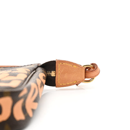 Louis Vuitton Monogram Graffiti Pochette Accessories Peach 11 of 14
