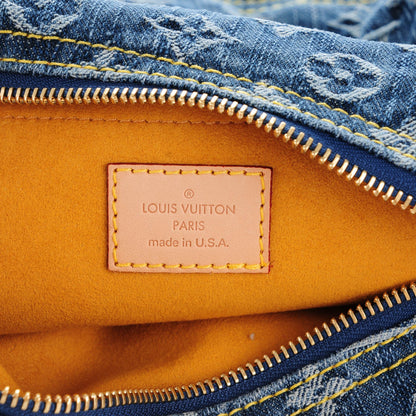 Louis Vuitton Monogram Denim Baggy PM Blue 6 of 7