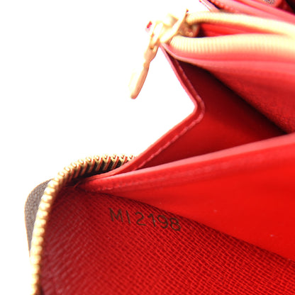 Louis Vuitton Damier Ebene Studded Zippy Wallet Cherry 7 of 7