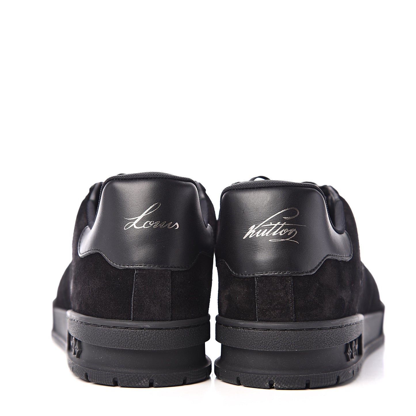 Suede Uniform Sneakers 9.5 Black