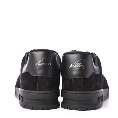 Louis Vuitton Suede Uniform Sneakers 9.5 Black 8 of 9