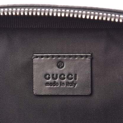 Gucci GG Supreme Monogram Web Belt Bag Black 7 of 11