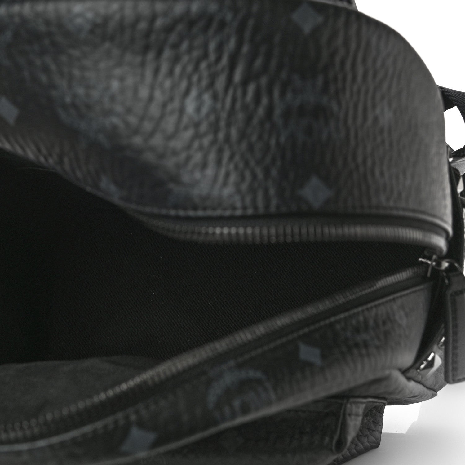 MCM Visetos Small Side Stud Stark Backpack Black 5 of 9