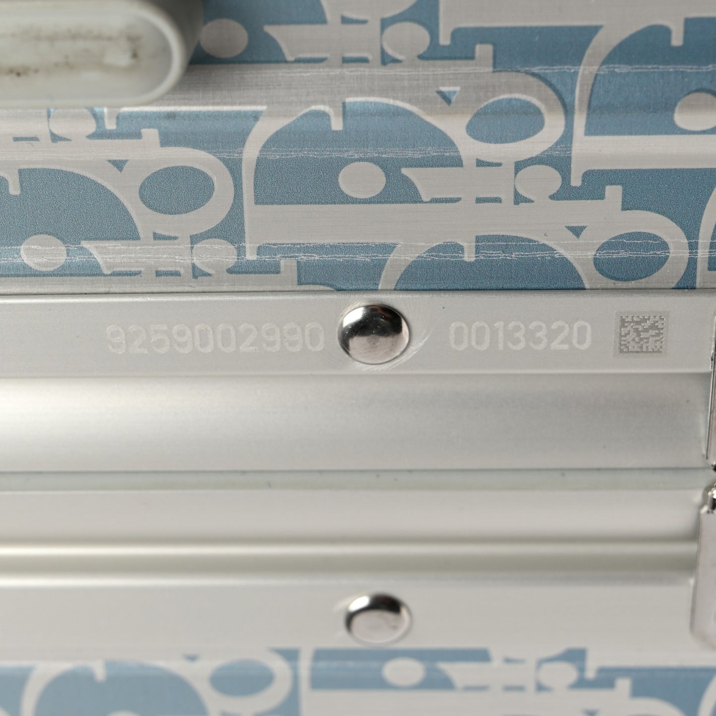 X RIMOWA Aluminum Gradient Cabin Luggage Blue Multi