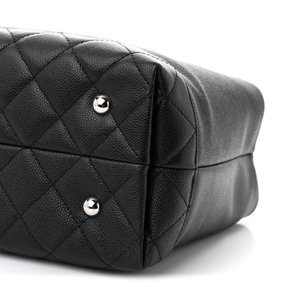 Chanel Soft Caviar CC Medium Top Handle Tote Black 10 of 10
