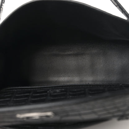 Hermes Matte Alligator Kelly Pochette Black 5 of 12