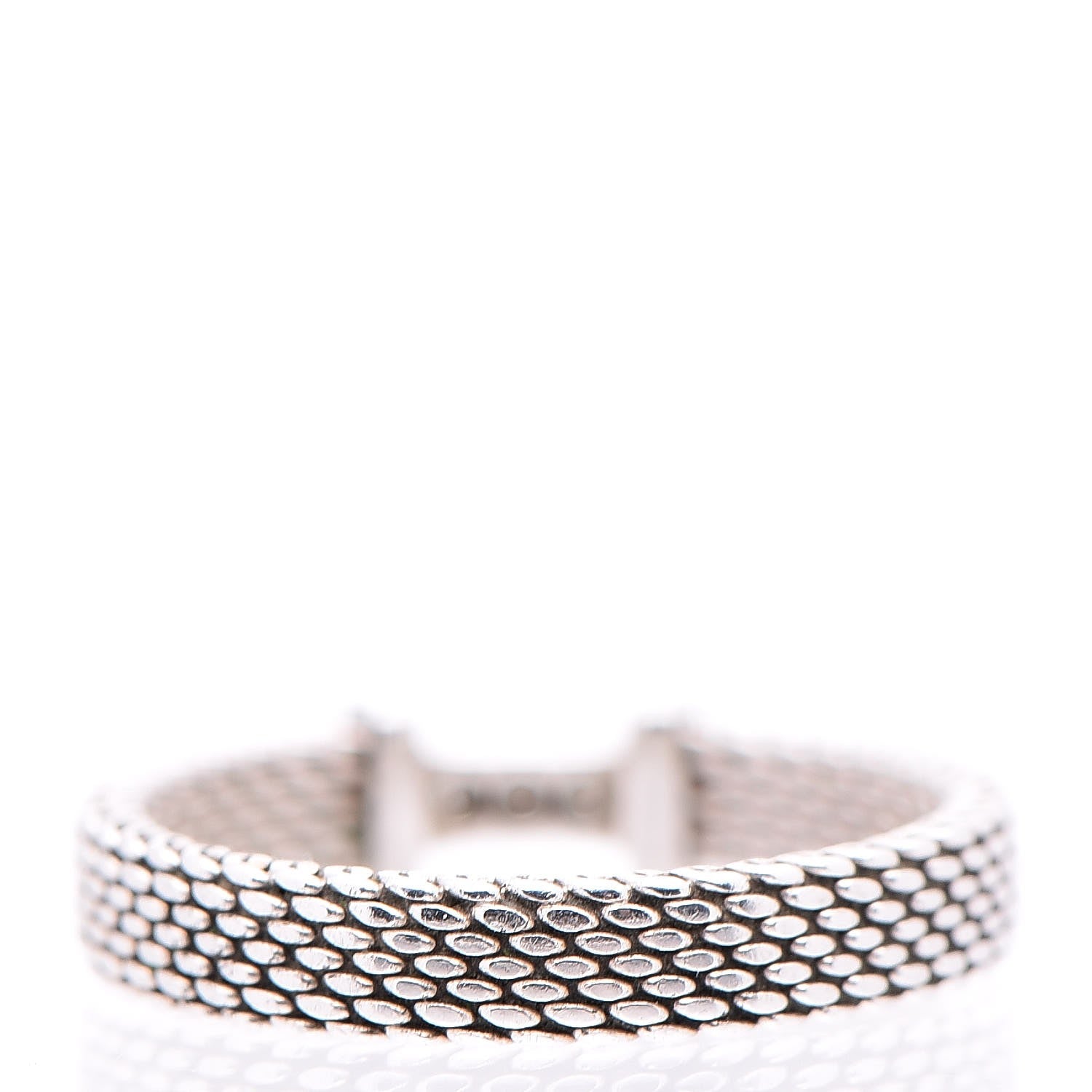 Tiffany Sterling Silver Diamond Narrow Somerset Ring 52 6 4 of 6