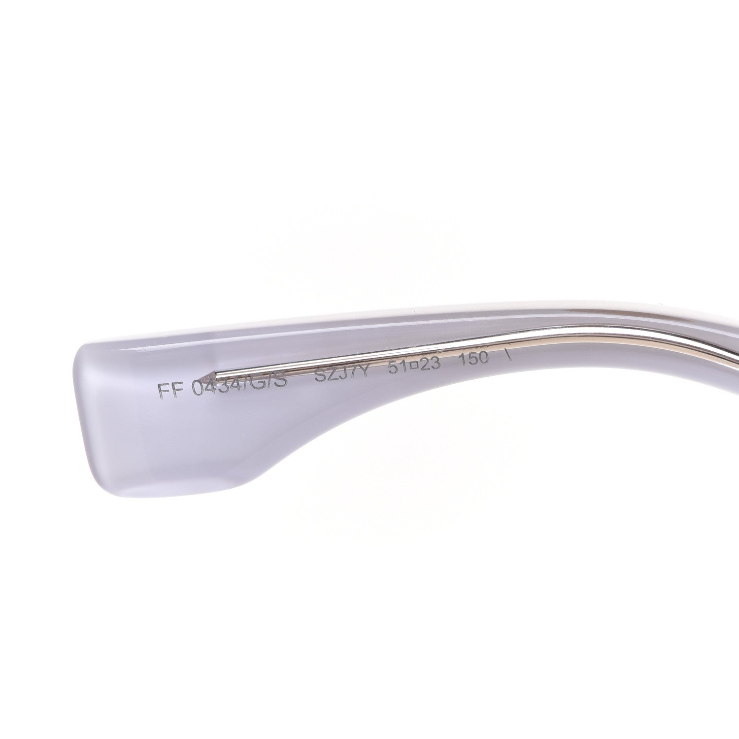 Fendi Acetate FF Sunglasses FF 0434/G/S White Gold 5 of 8