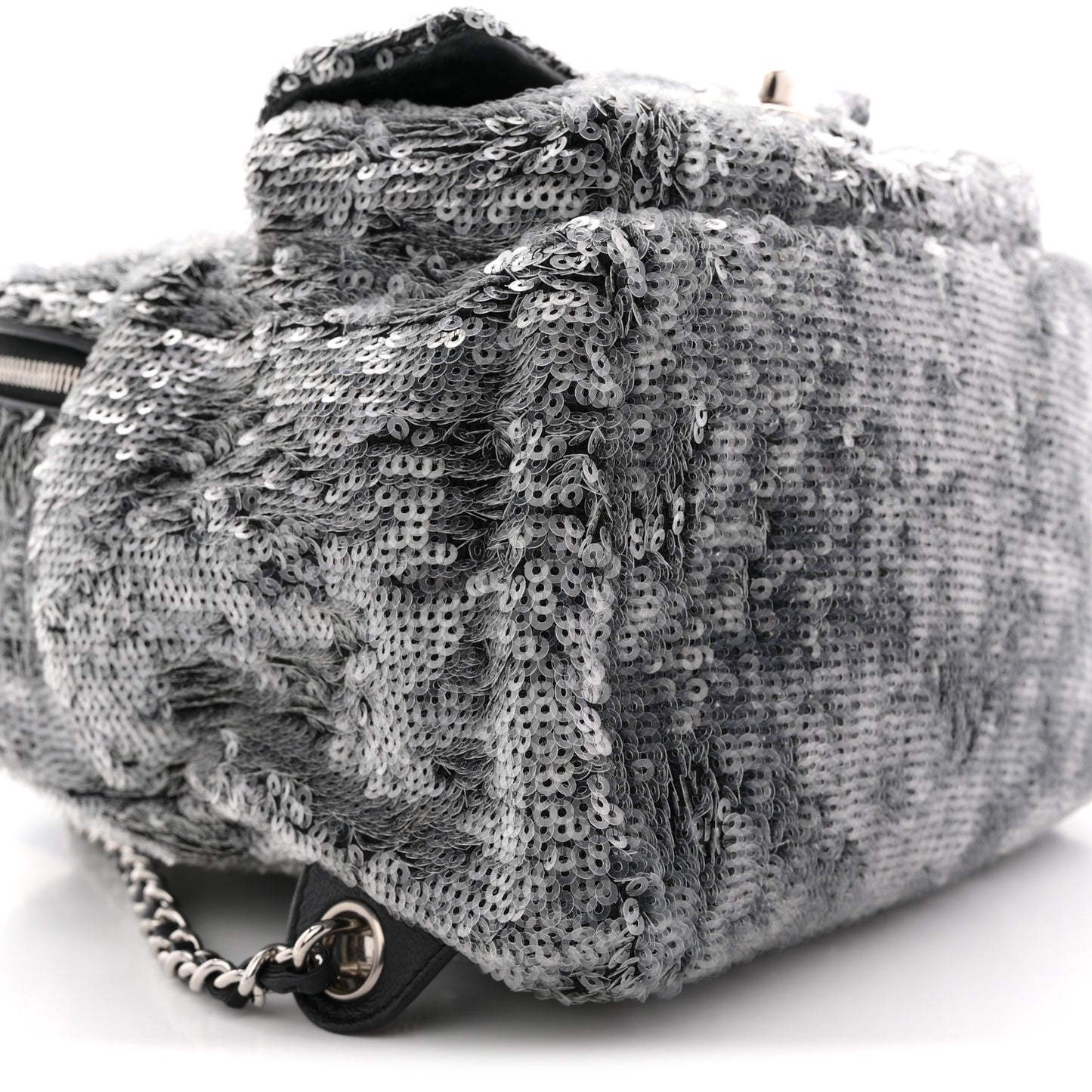 Sequin Waterfall Backpack Grey
