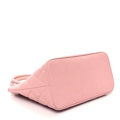 Chanel Caviar Quilted Medallion Tote Light Pink 4 of 11