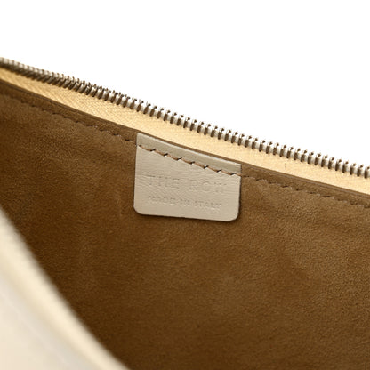 The Row Smooth Calfskin Half Moon Shoulder Bag New Ivory 6 of 14