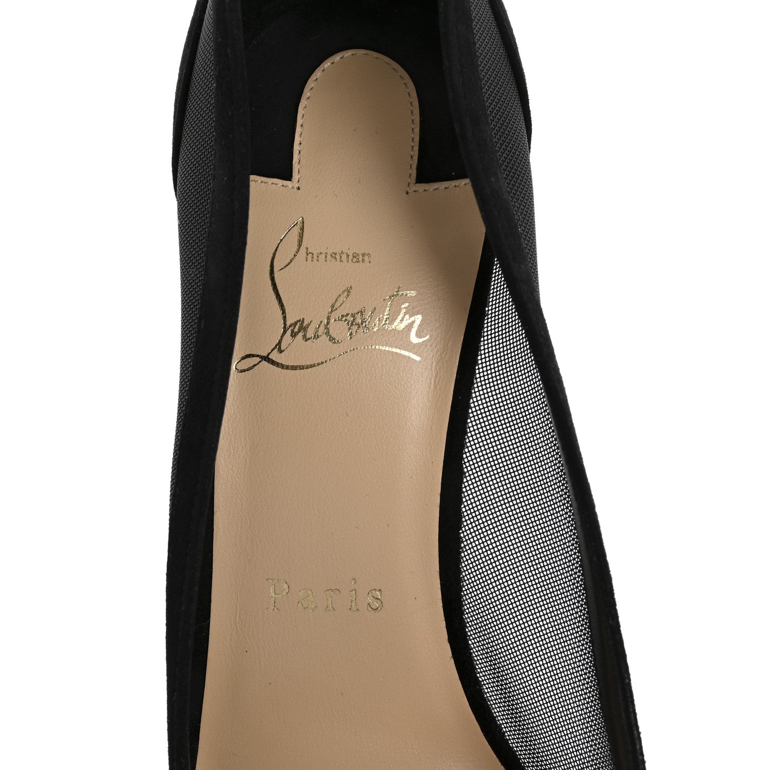 Christian Louboutin Veau Velours Rete Galativi 100 Pumps 40 Black 7 of 9