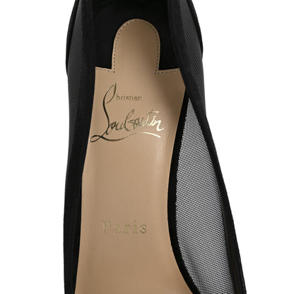 Christian Louboutin Veau Velours Rete Galativi 100 Pumps 40 Black 7 of 9