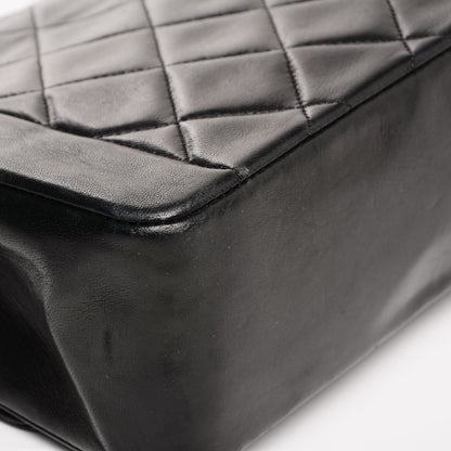 Chanel Lambskin Quilted Medium Single Flap Black 11 of 12